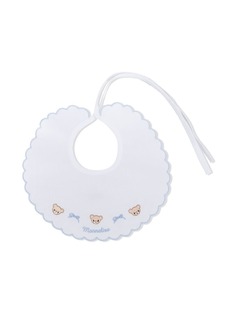 Monnalisa нагрудник с вышитым логотипом