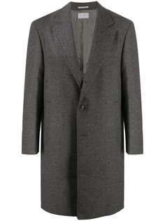 Brunello Cucinelli однобортное пальто узкого кроя