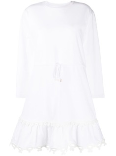 See by Chloé платье-трапеция мини с вышивкой