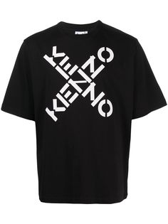 Kenzo футболка с круглым вырезом и логотипом