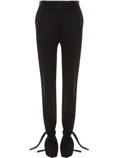 JW Anderson брюки кроя слим с завязками на манжетах