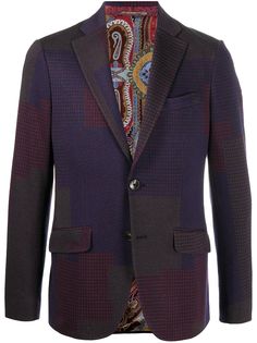 Etro пиджак с узором
