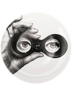 Fornasetti тарелка с графичным принтом