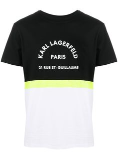 Karl Lagerfeld футболка Rue St-Guillaume в стиле колор-блок