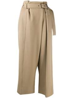 Brunello Cucinelli укороченные брюки с поясом