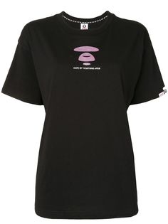AAPE BY *A BATHING APE® футболка с логотипом на спине