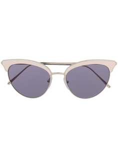 Prada Eyewear солнцезащитные очки в оправе кошачий глаз