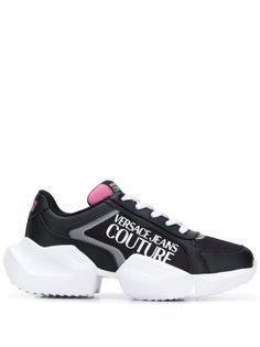 Versace Jeans Couture кроссовки-носки с логотипом