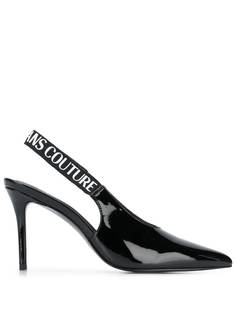 Versace Jeans Couture туфли с ремешком на пятке и логотипом