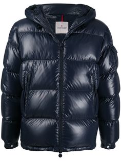 Moncler пуховик с капюшоном