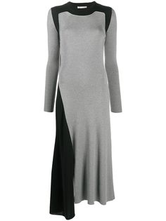 Alexander McQueen трикотажное платье в стиле колор-блок