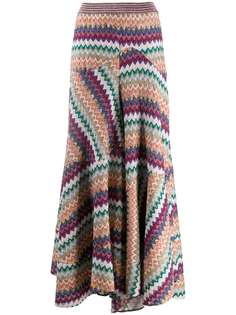 Missoni трикотажная юбка асимметричного кроя