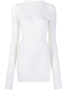 Bottega Veneta трикотажный топ в рубчик