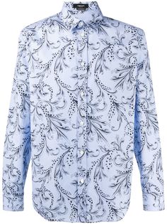 Versace рубашка с принтом Acanthus