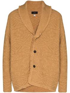 Alanui кардиган Fisherman с геометричным узором