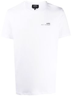 A.P.C. футболка с логотипом