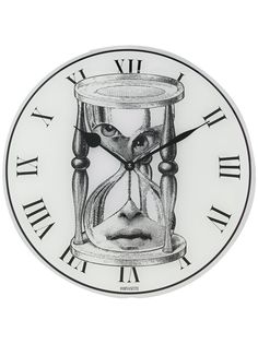 Fornasetti настенные часы с принтом