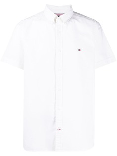 Tommy Hilfiger рубашка с вышитым логотипом