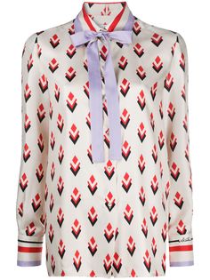 Valentino блузка с бантом