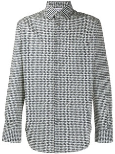 Brioni рубашка с геометричным принтом