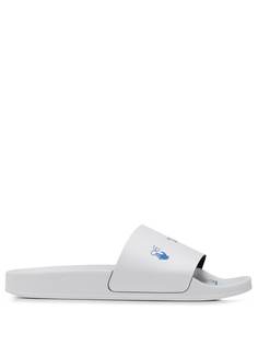 Off-White шлепанцы с логотипом
