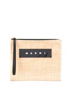 Marni клатч с логотипом