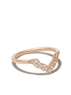 Astley Clarke большое кольцо Interstellar Axel из розового золота с бриллиантами