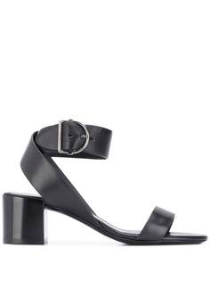 Saint Laurent босоножки на блочном каблуке
