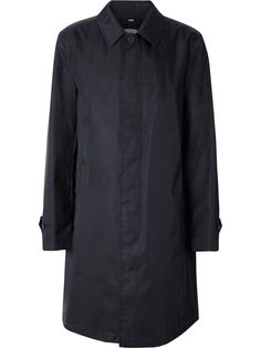 Burberry пальто с потайной застежкой