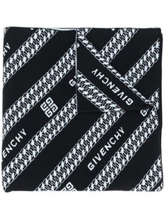 Givenchy жаккардовый шарф с логотипом