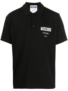 Moschino рубашка поло с логотипом