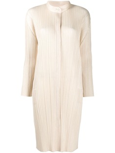 Pleats Please Issey Miyake плиссированное платье-рубашка