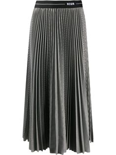 MSGM плиссированная юбка