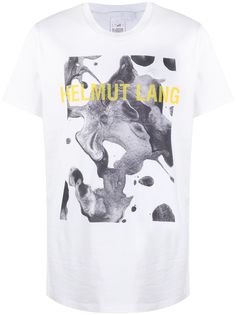 Helmut Lang футболка с графичным принтом