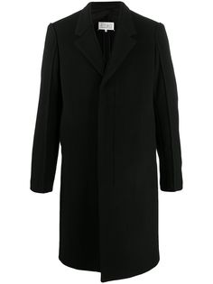 Maison Margiela пальто миди с потайной застежкой