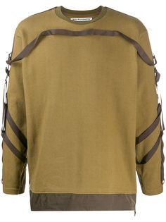 White Mountaineering толстовка с декоративными ремешками