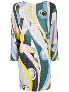 Emilio Pucci платье мини с абстрактным принтом