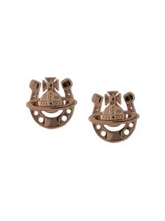 Vivienne Westwood серьги-гвоздики Gonzalo в форме подковы