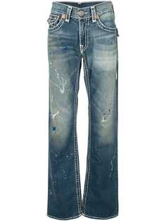 True Religion джинсы с эффектом потертости