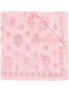 Alexander McQueen платок с принтом Skull