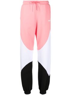 MSGM спортивные брюки в стиле колор-блок