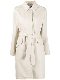A.P.C. однобортный тренч Lucienne
