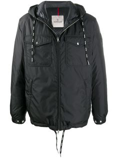 Moncler куртка на молнии с капюшоном