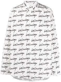 Balenciaga рубашка с логотипом Scribble