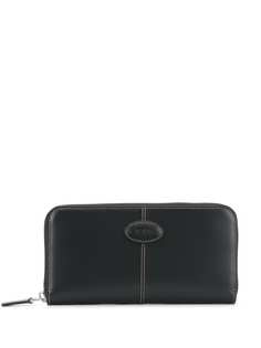 Tods кошелек на молнии с логотипом Tod`S