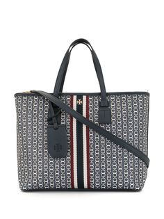 Tory Burch маленькая парусиновая сумка-тоут Gemini Link