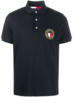Tommy Hilfiger рубашка поло с вышитым логотипом