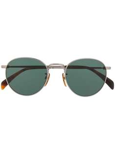 DAVID BECKHAM EYEWEAR солнцезащитные очки в круглой оправе