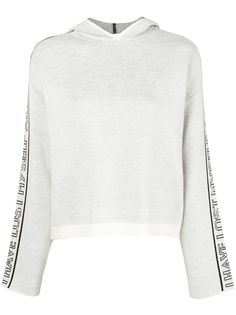MSGM cropped knit hoodie