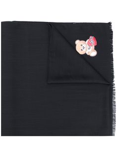 Moschino шарф с принтом Teddy Bear